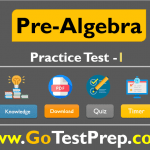 Pre-Algebra Practice Test 2020