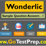 Wonderlic Practice Test 2024 Sample Question Answers [PDF]