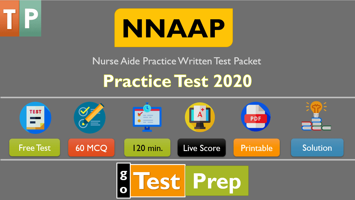 NNAAP Practice Exam 2020 (Nurse Aide Practice Written Test Packet