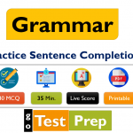 Practice Sentence Completion Questions Answers 2024