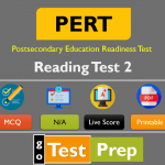 PERT Reading Practice Test 2024