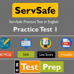ServSafe Practice Test 1 (40 Question Answers Quiz) English