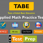 TABE Applied Math Practice Test 2024 (Sample Question Level A)