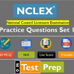 NCLEX Practice Test 2023 (Online Questions Answers) Set : 1