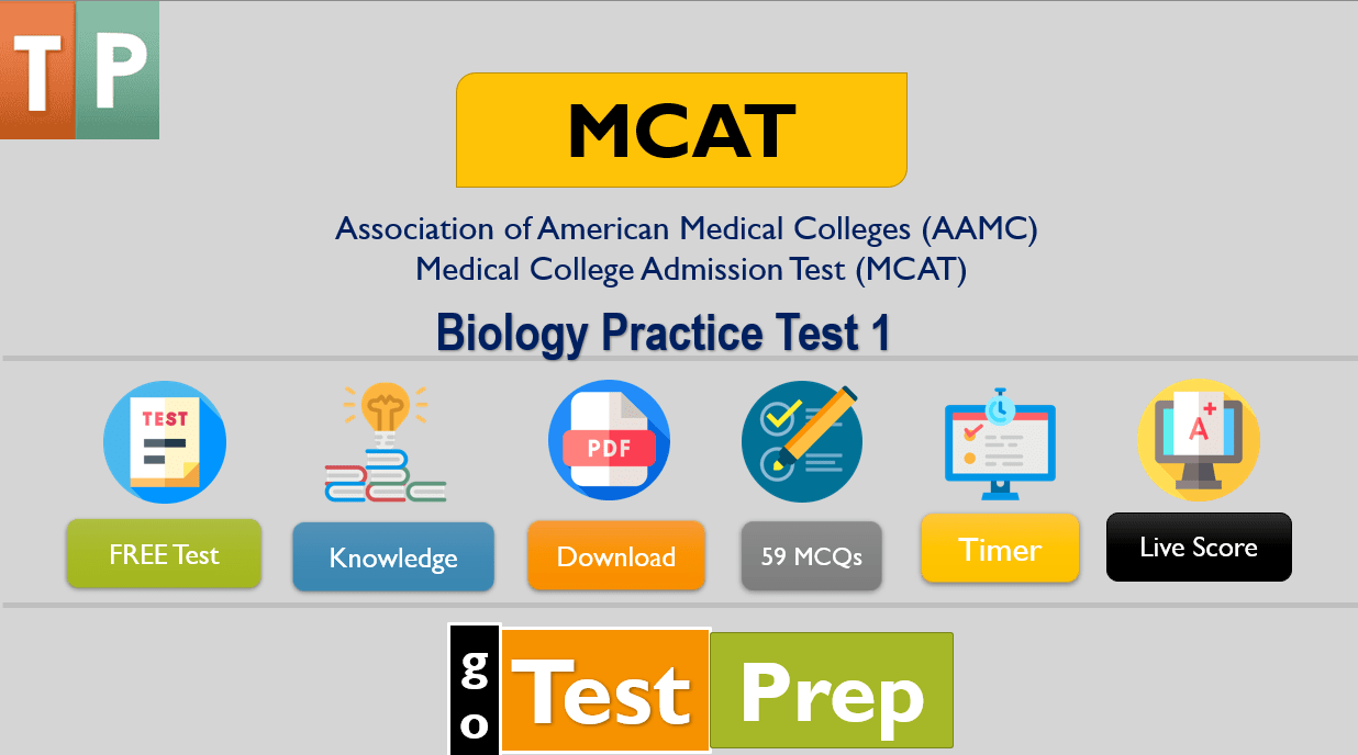 MCAT Biology Practice Test 2024: (59 Questions Answers)