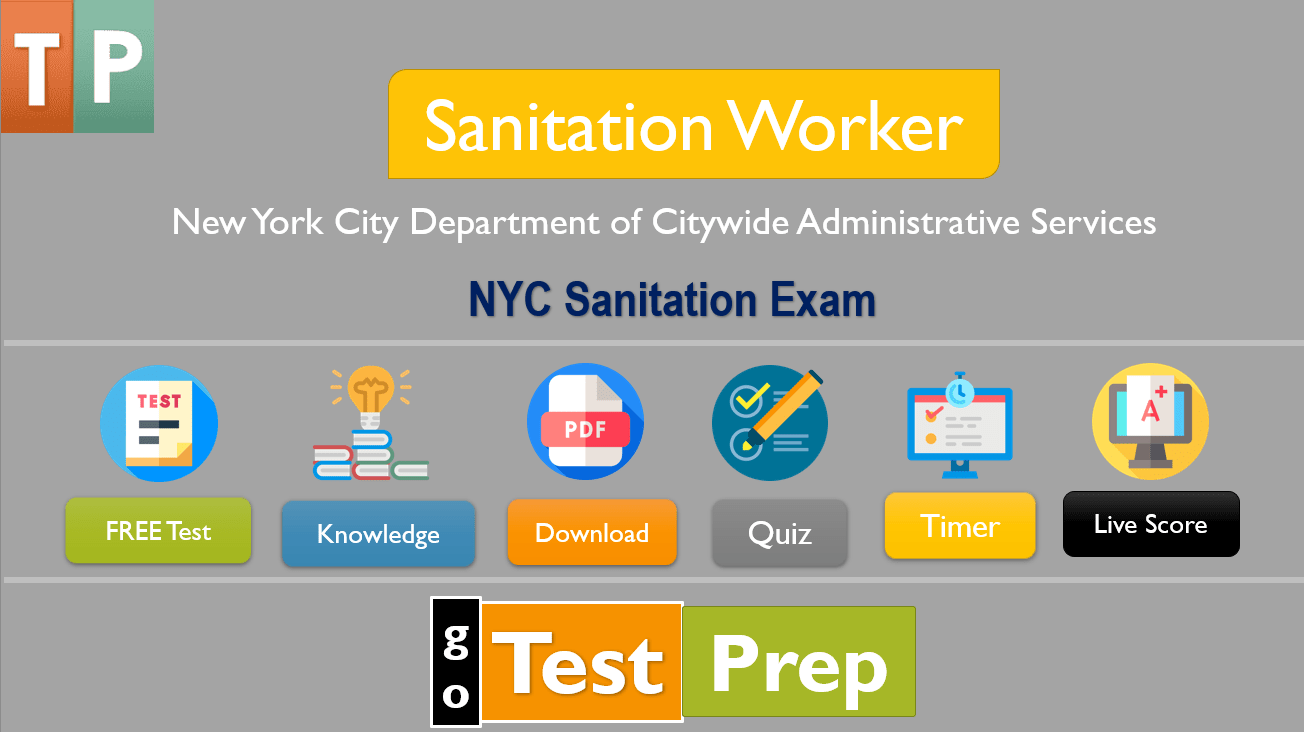 NYC Sanitation Exam Practice Test 2024 (UPDATED)