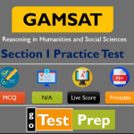 GAMSAT Section I Practice Test 2024: Sample Question Answers