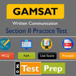 GAMSAT Section II Written Communication Practice Test 2024