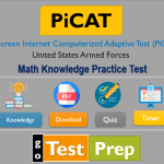 PiCAT Math Knowledge Practice Test 2024