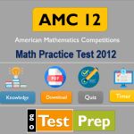 AMC 12 Math Practice Test 2012 Online Quiz with PDF