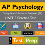 AP Psychology UNIT 5 Practice Test 2024 (Cognitive Psychology)