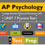 AP Psychology UNIT 7 Practice Test 2024 (Motivation, Emotion, and Personality)