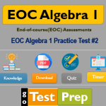 EOC Algebra 1 Practice Test #2