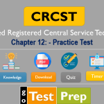 IAHCSMM CRCST Practice Test – Chapter 12