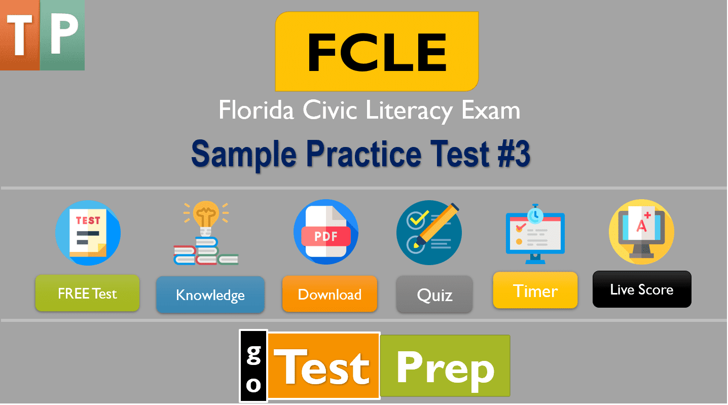 Florida Civic Literacy Exam Practice Test 40 MCQs Questions Answers