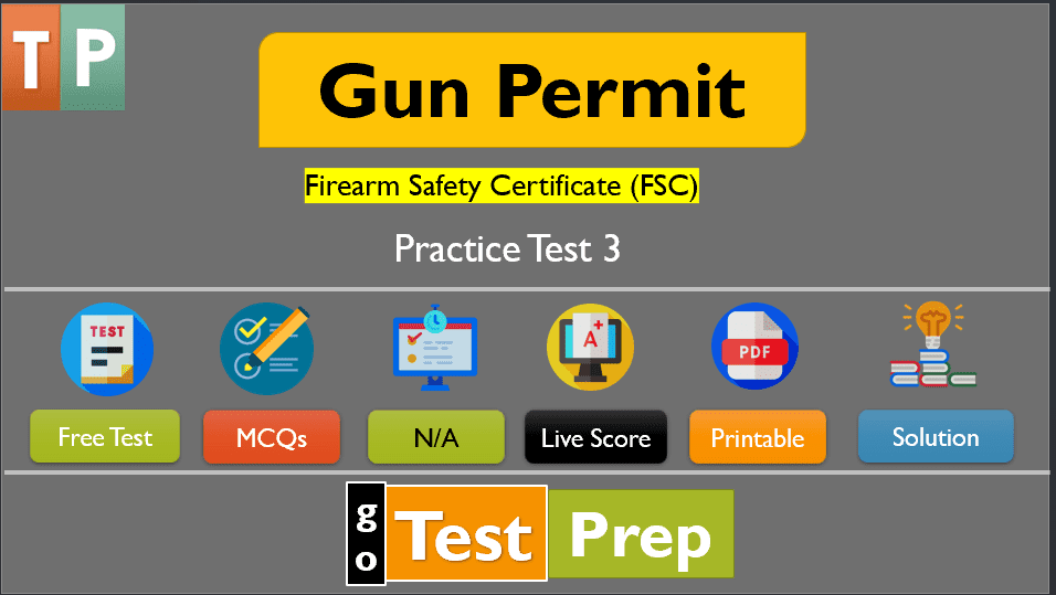 Gun Permit Practice Test 2024