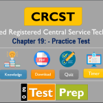 IAHCSMM CRCST Practice Test – Chapter 19
