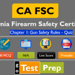 FSC Test - Chapter 1: Gun Safety Rules - Quiz Practice Test