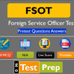 FSOT Pretest Questions Answers 2024: Preparing for the Foreign Service Officer Test (FSOT)