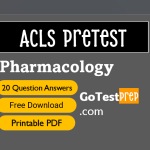 ACLS Pretest Question Answers (Pharmacology) 2024