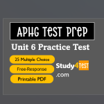 APHG Unit 6 Practice Test (Free MCQ and FRQ) 2024