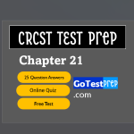 IAHCSMM CRCST Practice Test Chapter 21