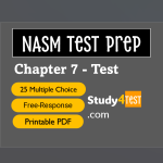 NASM Chapter 7 Practice Test - Human Movement Science