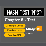 NASM Chapter 8 Practice Test - Exercise Metabolism and Bioenergetics