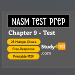 NASM Chapter 9 Practice Test - Nutrition