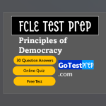 FCLE Principles of Democracy Practice Test 2024