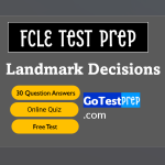 FCLE Landmark Decisions Practice Test 2024
