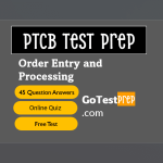 PTCB Practice Test on Order Entry and Processing
