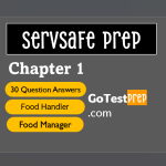 ServSafe Practice Test (Chapter 1- Providing Safe Food) Food Handler and Food Manager certification